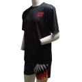 100% Polyester Kaos Kustom Sepak Bola Cepat Dri