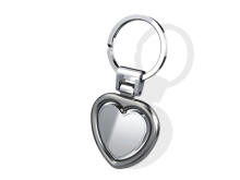 Heart Revolvable Metal Keychain (KA02011)