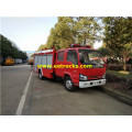 ISUZU 700 Gallons camions de sauvetage incendie