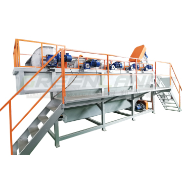 Greenlandplast PP PE Plastic Recycle Washing Machine for Recycled Plastic Flakes