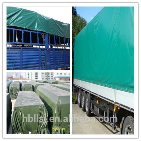 pvc coated canvas tarpaulin with eyelets