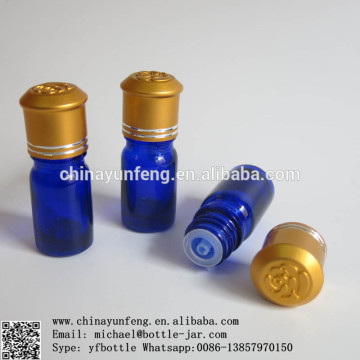 5ML small glass cobalt blue essential oil bottle, wholesale blue glass bottle