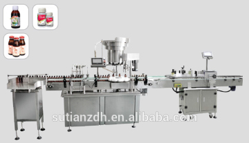 Automatic liquid filling package line