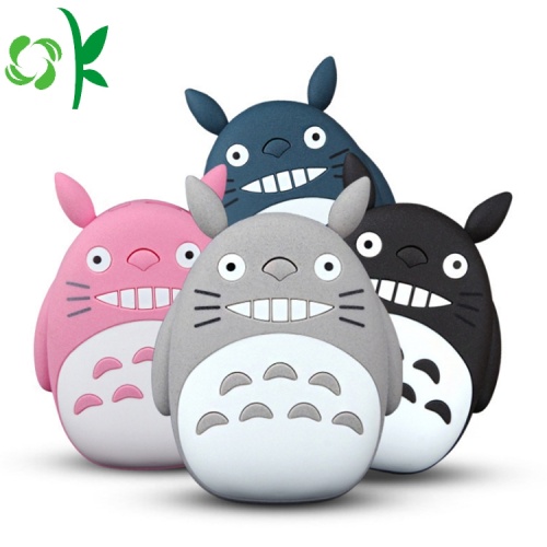 Cubierta de la batería de Totoro Cartoon Protable Powerbank caso Traval