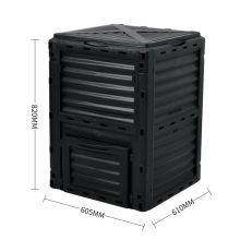 Factory Direct Cheap Outdoor Garden Compost Bin Worm Composter Plastic Composteur de Jardin