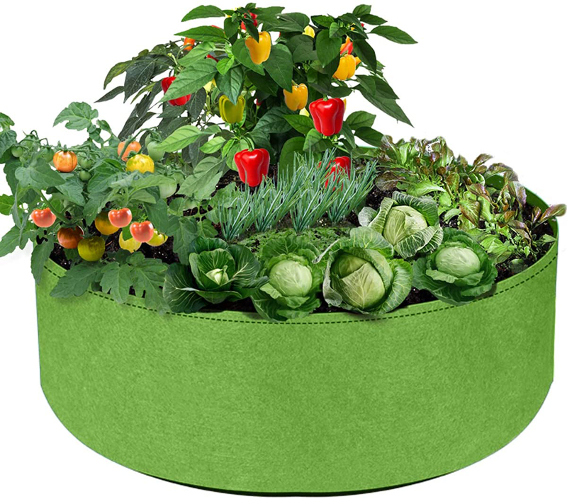 3 Sizes Heavy Duty Felt Plant Grow Bag Garden Breathable Planting Container for Plants, Flowers, Vegetables