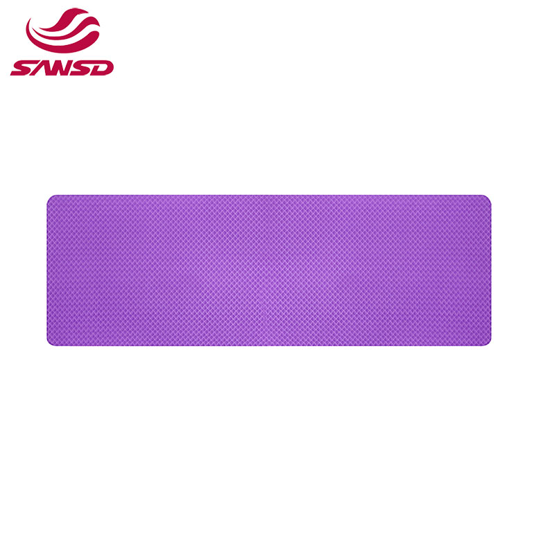 Custom Logo oem anti-slip pilates foldable tpe custom travel yoga mat