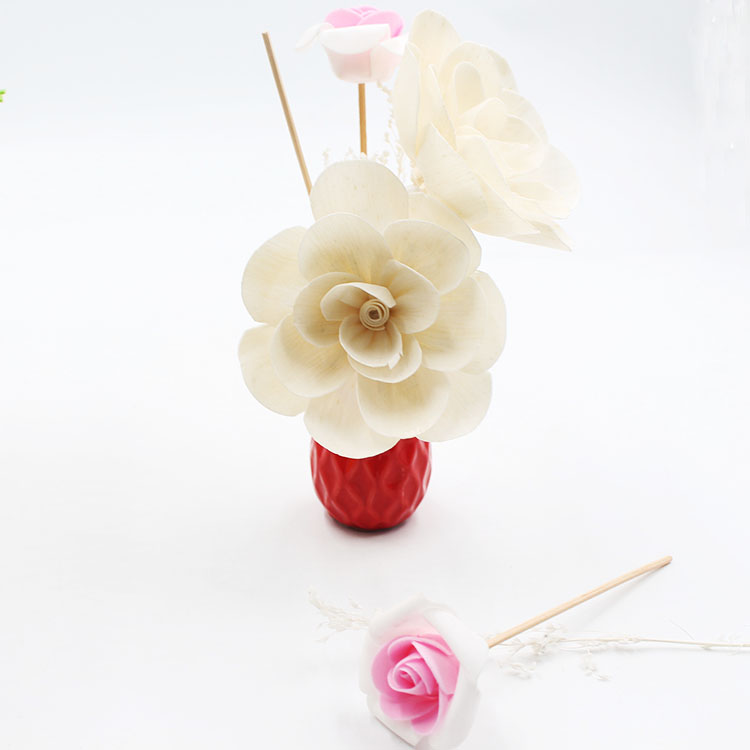 Factory Direct Sale High Quality Sola Flower Diffuser Sola Wood Flower Artificial Flower