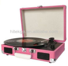 suitcase turntable record player with MP3 converter