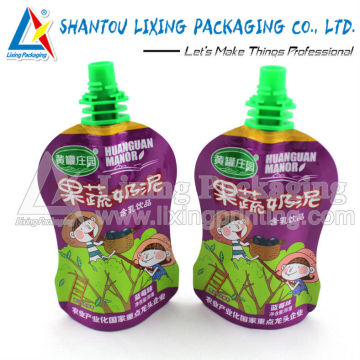 LIXING PACKAGING aluminum doypack spout pouch, aluminum doypack spout bag, aluminum doypack pouch with spout