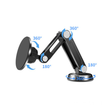 Aluminum Magnetic 360° Swivel Phone Holder for Navigation and Calls