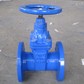 BS5163 Чугун с эластичным ковриком Недвижной запорный клапан / Шлюзовой клапан для водопроводных труб