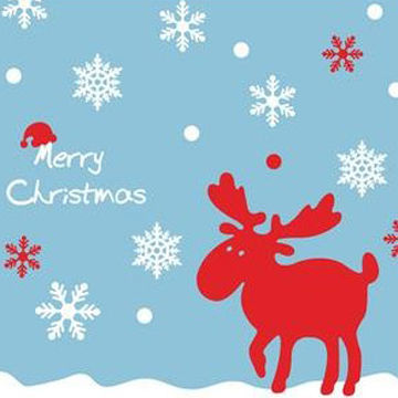 Christmas sticker for festival