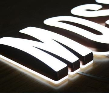 Custom Led Sign Lighting Light Up Signs