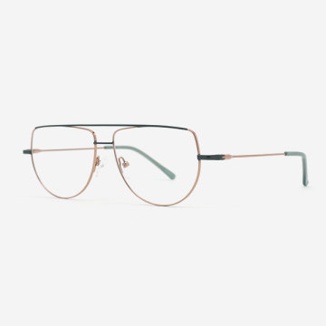 Polygon Aviator Metal Women's Optical Frames