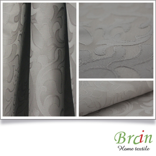 New design Beautiful Popular polyester jacquard curtain fabric