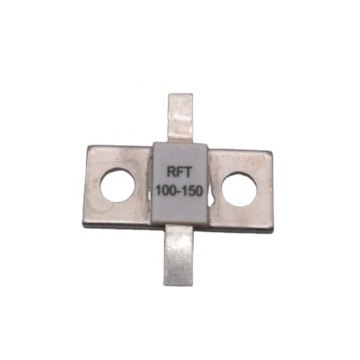 RF Flanged Resistor: 100 Ohm, Large Power Capacity, High Resistance Ceramic Component