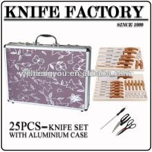 25pcs knives set