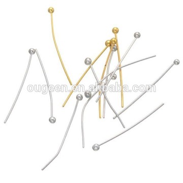 3.0*0.4mm Silver and gold Plated ball head pins pins needles