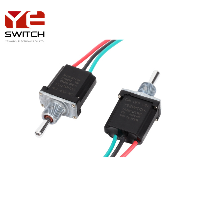 YesWitch HT802 آلات ثقيلة مفتاح تبديل سلك مقاوم للماء