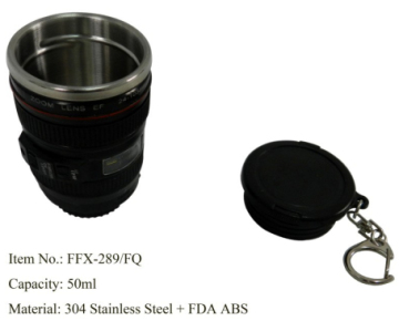 Free Shipping Hot Sale Mini Camera Lens Mug, Shot Mug, Shot Cup