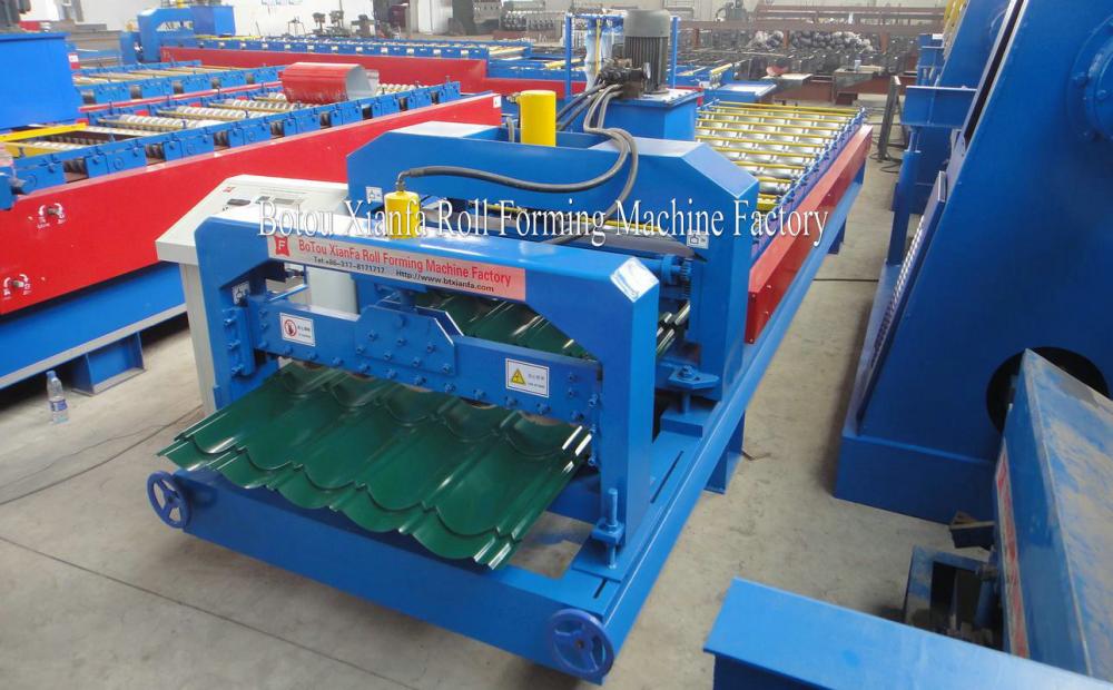 Normal Arc Corrugated Roof Glazed Roll Forming Machine