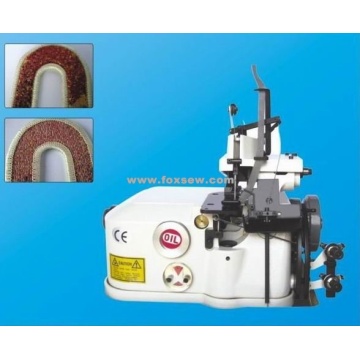 Carpet Overedging Machine with Ribbon