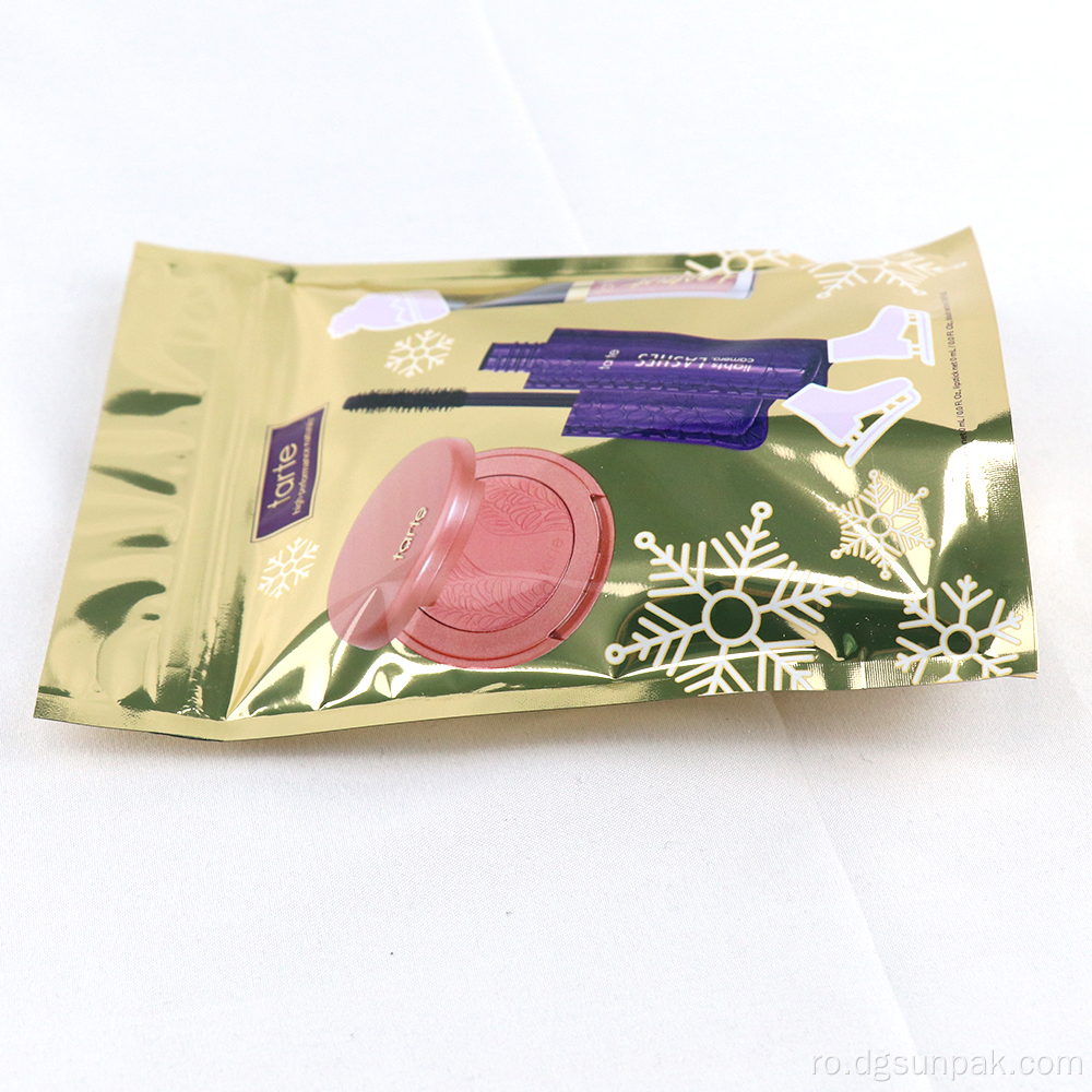 Personalizare ambalaje cosmetice pensule de machiaj pungi ziplock