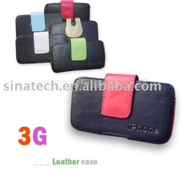 Mobile phone leather case for IPH-3G-L-01