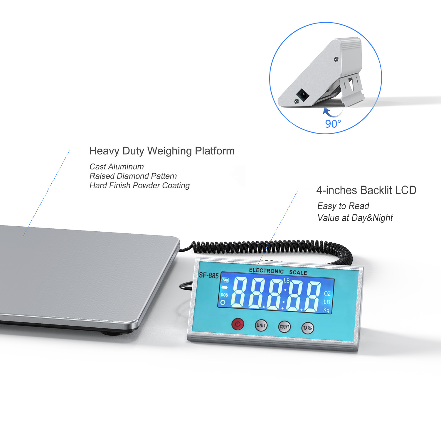 SF-885 High standard digital shipping scale high precision digital postal scale