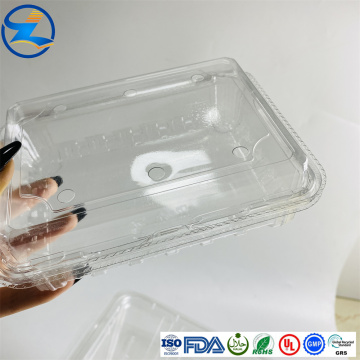 Embalagem de caixas transparentes de PVC de PVC de estimação