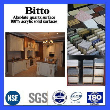 quartz tile countertop,non porous countertop