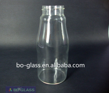 glass milk bottle