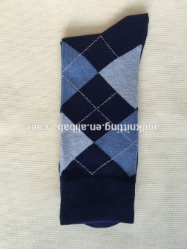 argyle men business socks cotton AQD-MS-28