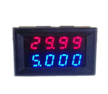 4-Digit DC Volt Amp Panel Meter