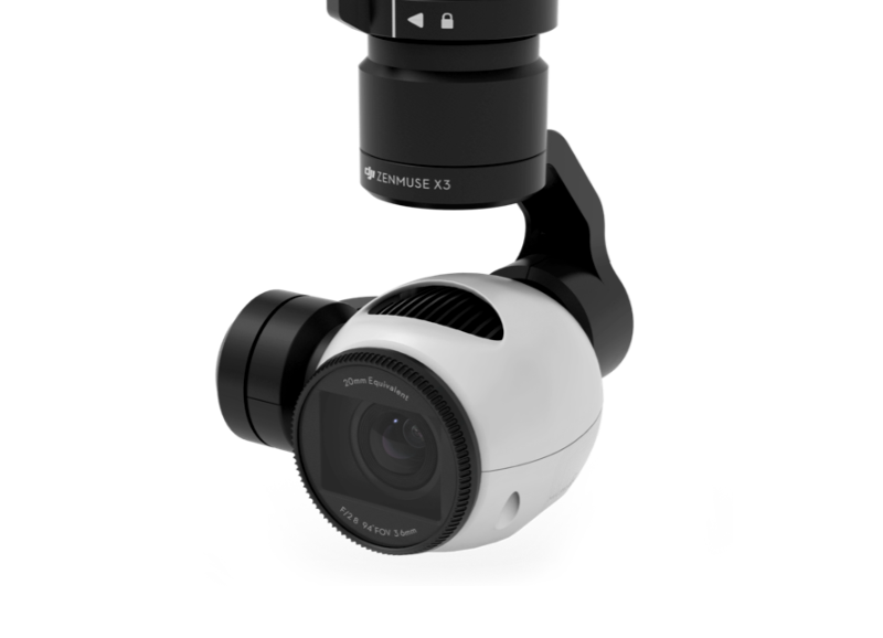 DJI original DJI Zenmuse X3 gimbal and camera assembly 12.4M Pixels DJI X3 for Inspire 1 M100 M600