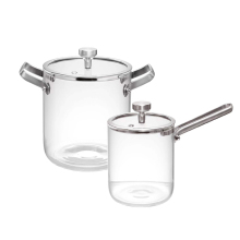 Borosilicate Glass Cookware Sets: Soup Pots, Saucepans, and More