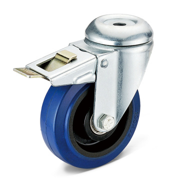 High-quality rubber with PP core casters and wheel