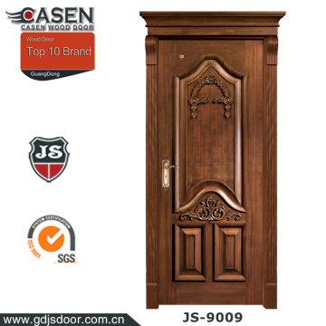 beech wood two panel entry door design
