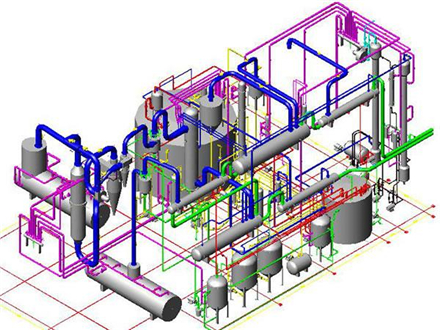 Diseño tridimensional del taller Three-Dimensional Layout of Workshop