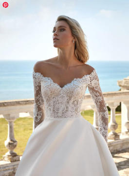 Boho Wedding Dress Chiffon Lace Bridal Wedding Gown Wd158