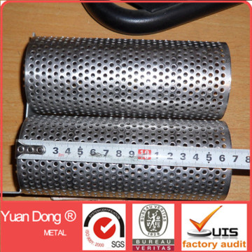 Small Stainless steel Perforated cylinder filter