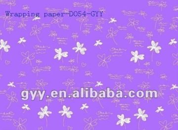 purple wrapping paper