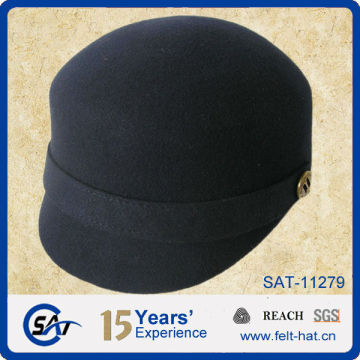 Wool felt cadet caps wholesale hat