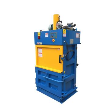 Vertical cardboard baling press machine