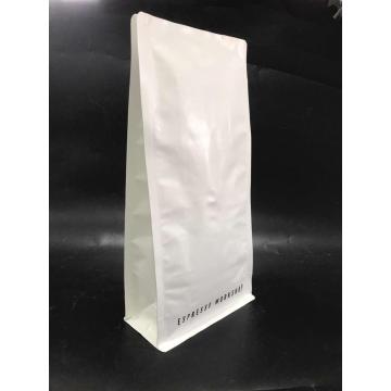 1 kg hvid kraft papirboks kaffepose