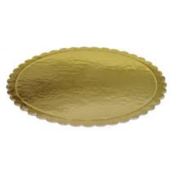 Cake Boards Grease-Resistant Round Golden Silver Base