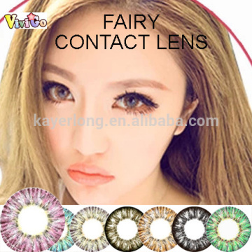 cheaper color contact lens 1 year used mix FAIRY VIOLET