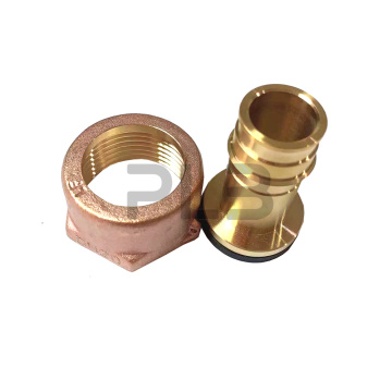 3/4'' lead free brass push fit water meter coupling