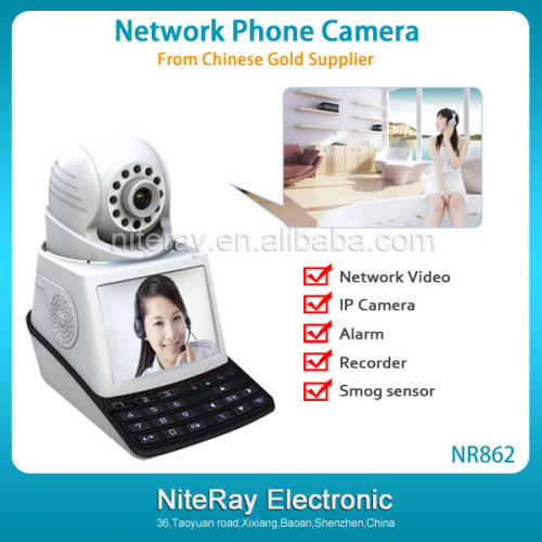 Wide Angle Wireless IP Camera Support Wireless Alarm Function